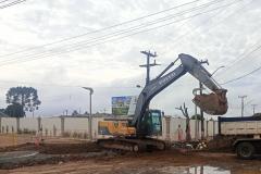 PR-160 obra de ampliação em Imbaú