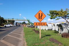 PR-160 obras da nova trincheira em Telêmaco Borba