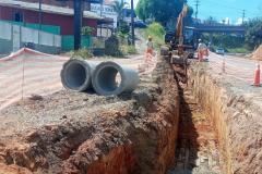PR-160 obras de readequação no perímetro urbano de Imbaú
