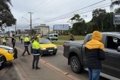 Blitz educativa do Maio Amarelo em Guarapuava