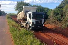 PR-681 recuperação de drenagem e pavimento no km 7, em Alto Piquiri