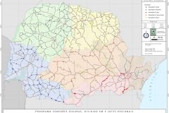 Mapa indicando as interseções do programa