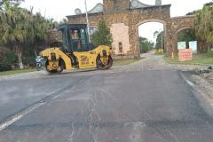 Serviços de conservação na Estrada da Graciosa