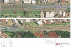 Folha do anteprojeto geométrico da obra