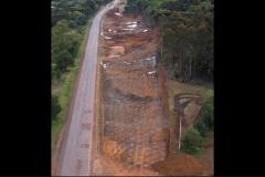 Detonação de rochas na PRC-466 entre Turvo e Palmeirinha