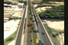 Maquete digital da duplicação da Rodovia dos Minérios
