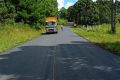 Conservação na PR-364 em Goioxim