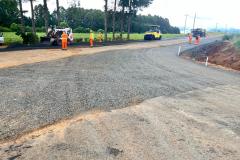 PR-560 melhorias no taper em trevo rodoviário