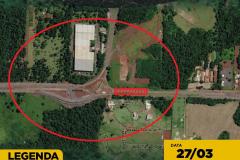 Detonação de rochas na BR-469