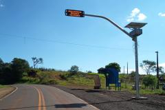 Novo abrigo para parada de ônibus na PR-473 em Nova Laranjeiras