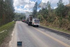 Três rodovias da Região Metropolitana de Curitiba, próximas a Santa Catarina, estão sendo recuperadas pelo Departamento de Estradas de Rodagem do Paraná (DER/PR)