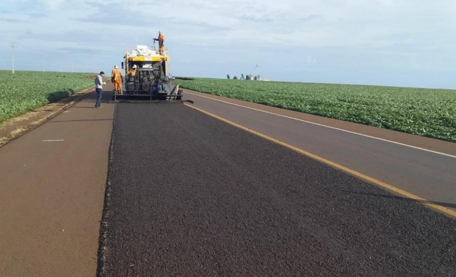 Serviços de microrrevestimento na PRC-487