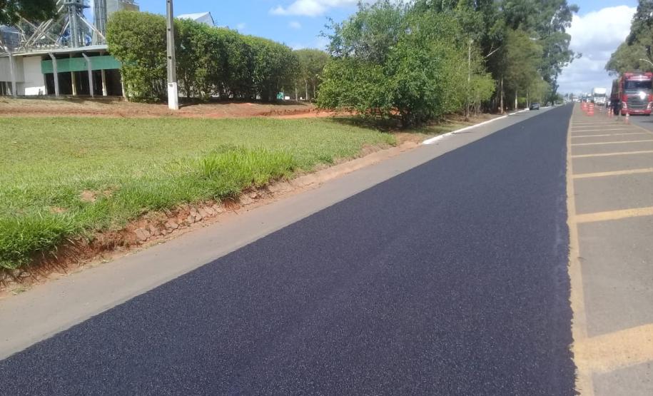 PR-092, entre Jaguariaíva, passando por Arapoti, ambas nos Campos Gerais, até Wenceslau Braz, no Norte Pioneiro, passa por serviços de remendos e de microrrevestimento asfáltico.