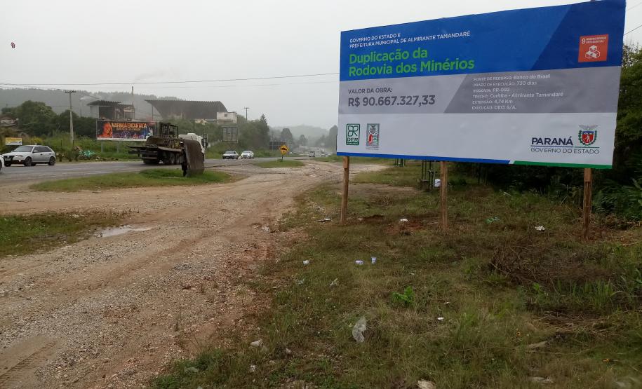 Duplicação da PR-092, a Rodovia dos Minérios, entre Curitiba e Almirante Tamandaré