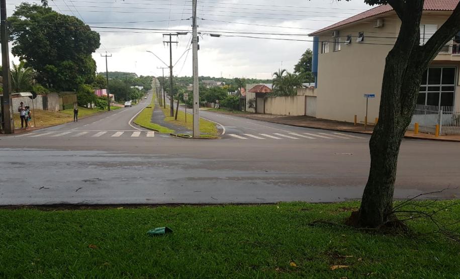 Local que irá receber nova trincheira em Santa Terezinha de Itaipu