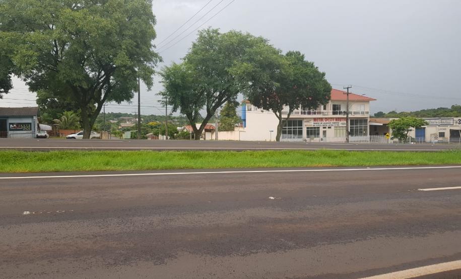 Local que irá receber nova trincheira em Santa Terezinha de Itaipu