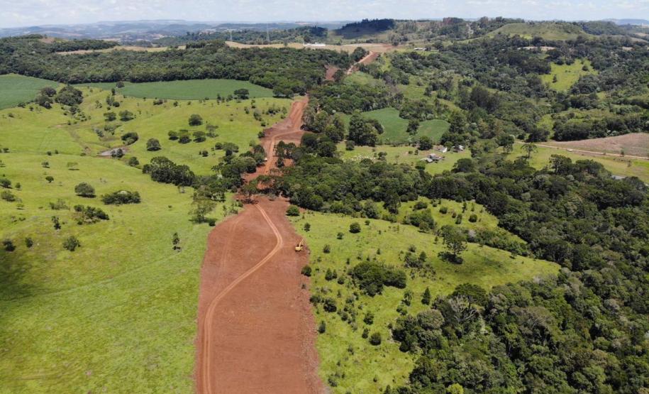 Obras de terraplenagem do Contorno de Francisco Beltrão