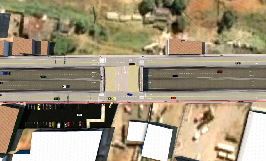 Fotos conceituais das obras do viaduto no KM 173