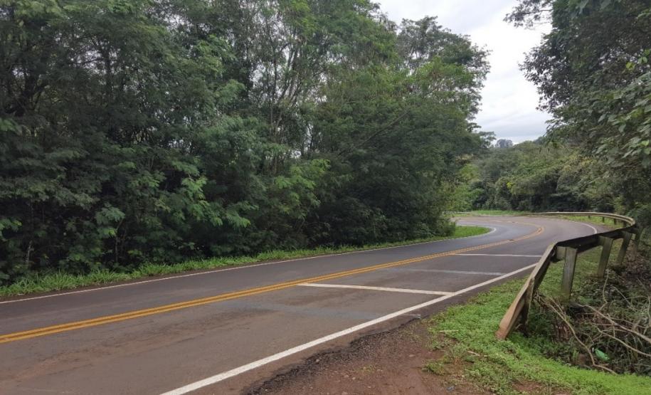 Na PR-484, o trecho que passará por intervenções é conhecido como Curva do Boi e fica entre Boa Vista da Aparecida e Alto Alegre do Iguaçu.