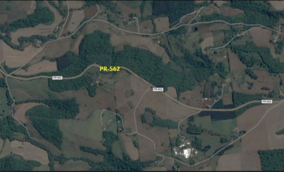 Na PR-562, o trecho que receberá as obras é a chamada Serra São Braz, localizada entre Coronel Vivida e Vista Alegre.