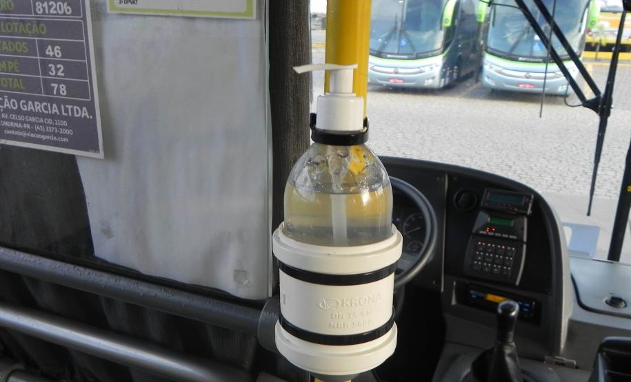Medidas de enfrentamento à pandemia nos ônibus e terminais