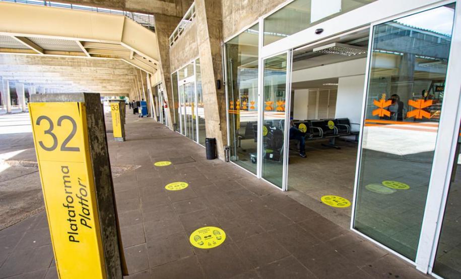 Medidas de enfrentamento à pandemia nos ônibus e terminais
