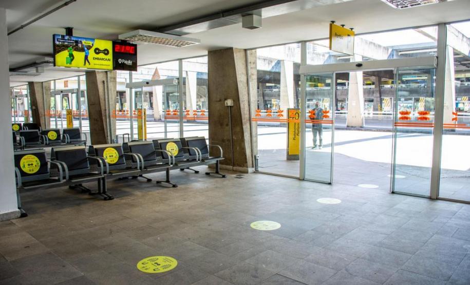 Medidas de enfrentamento à pandemia nos ônibus e terminais