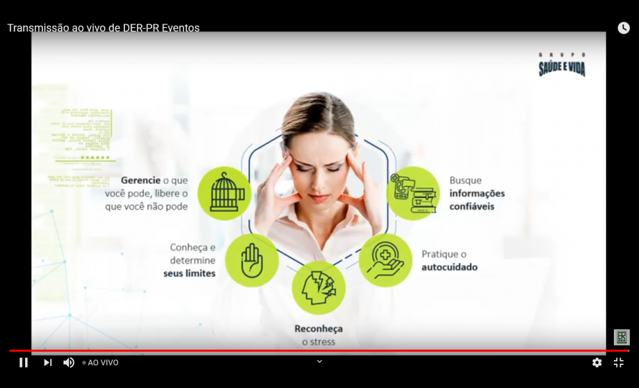 Palestra online sobre o COVID-19