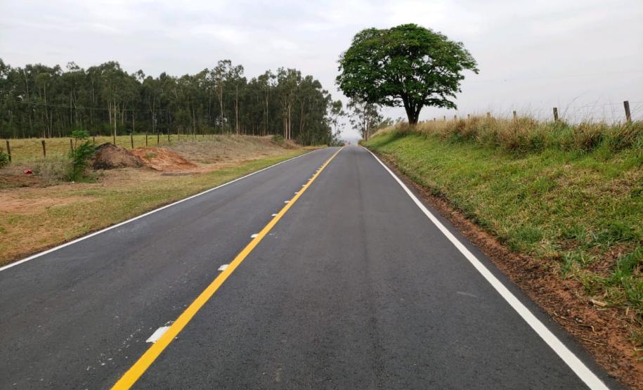 Serviços concluídos em rodovias de Santa Eliza