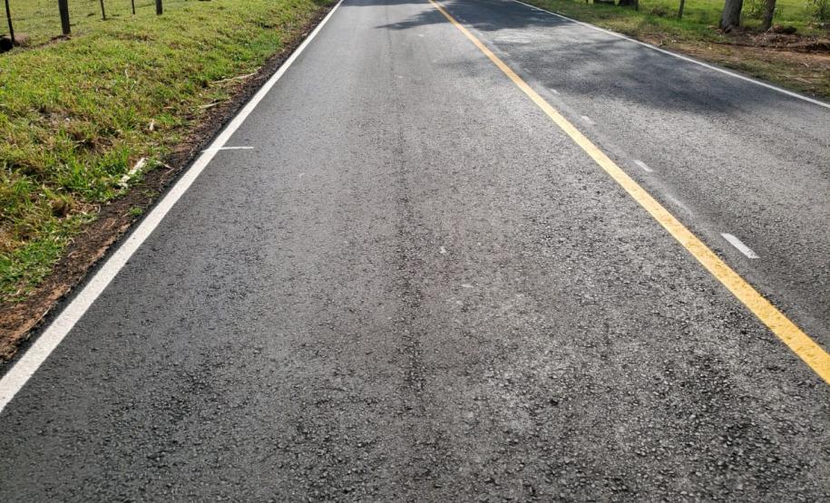 Serviços concluídos em rodovias de Santa Eliza