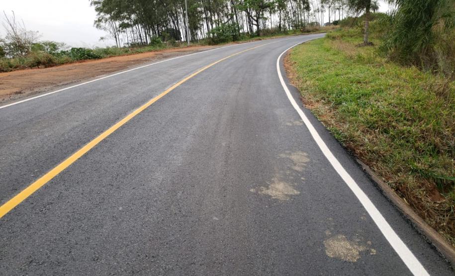 Serviços concluídos em rodovias de Santa Eliza