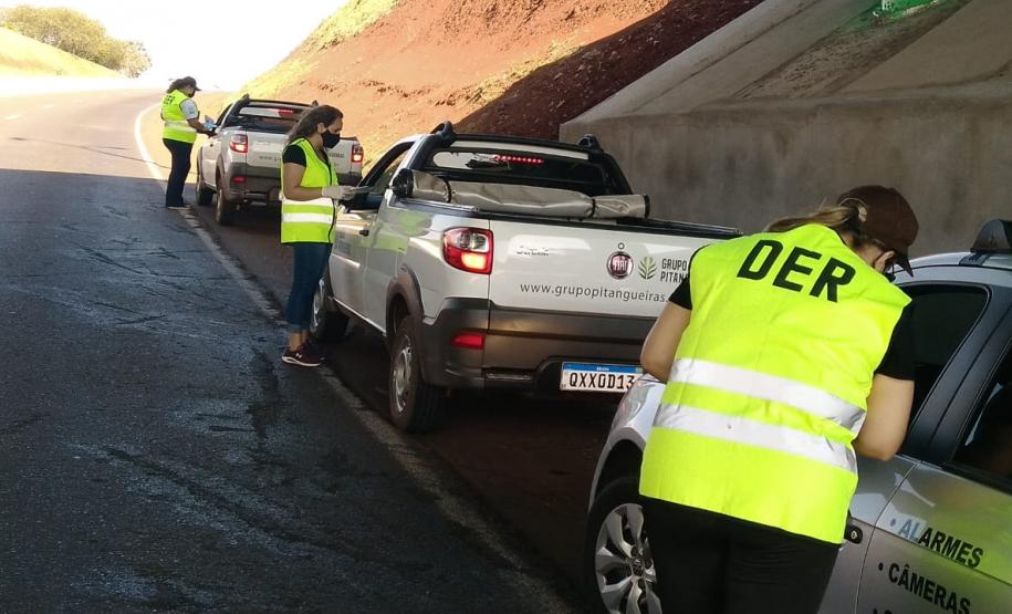 Blitz educativa de trânsito EPET Cascavel