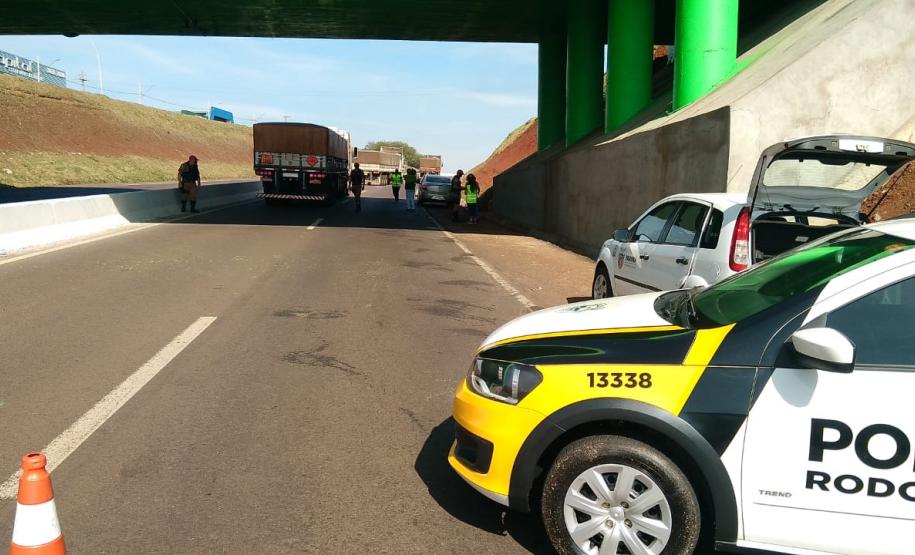 Blitz educativa de trânsito EPET Cascavel