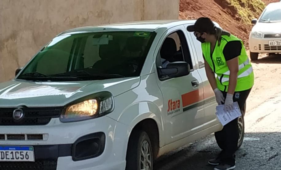 Blitz educativa de trânsito EPET Cascavel