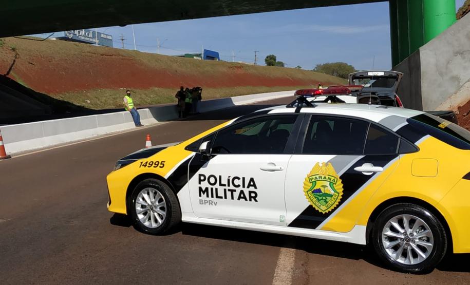 Blitz educativa de trânsito EPET Cascavel