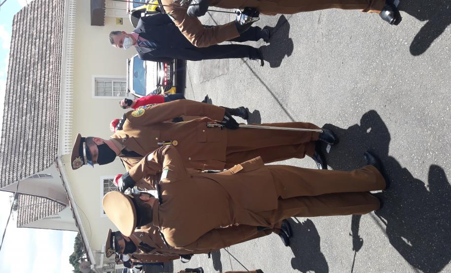 Entrega  de medalhas de Mérito Rodoviário