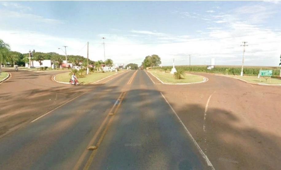 Rodovia PR-323, no trecho que será atendido com obras de duplicação.
