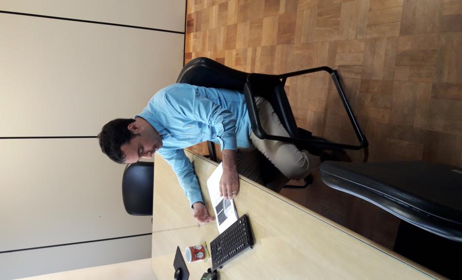 Bastidores da palestra online com o DOP