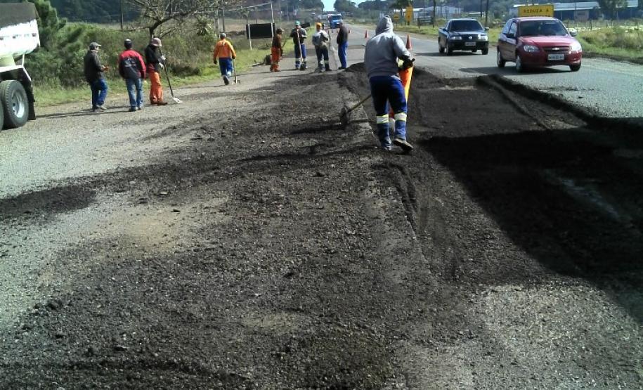 Serviços de conservação realizados no trecho em anos anteriores