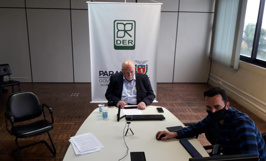 Diretor técnico Luiz Carlos de Cristo