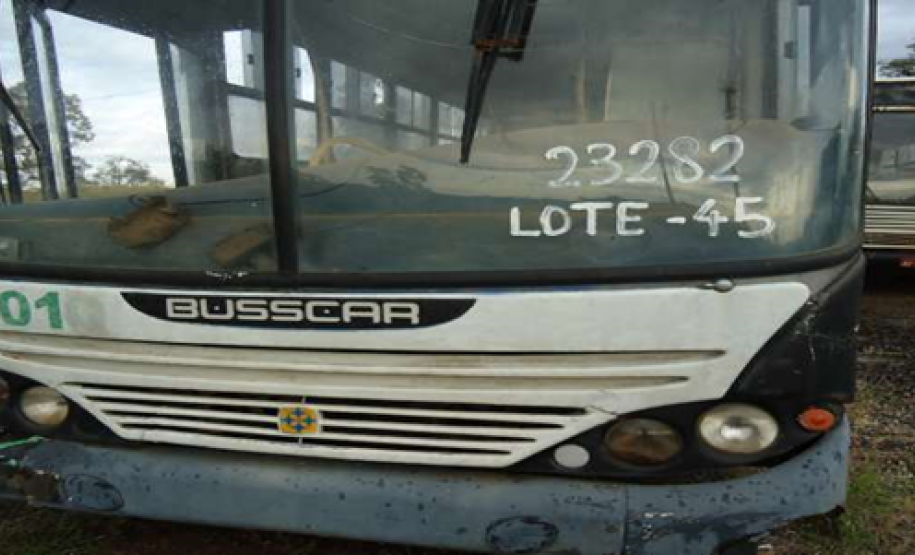 Lotes de sucata disponíveis para leilão