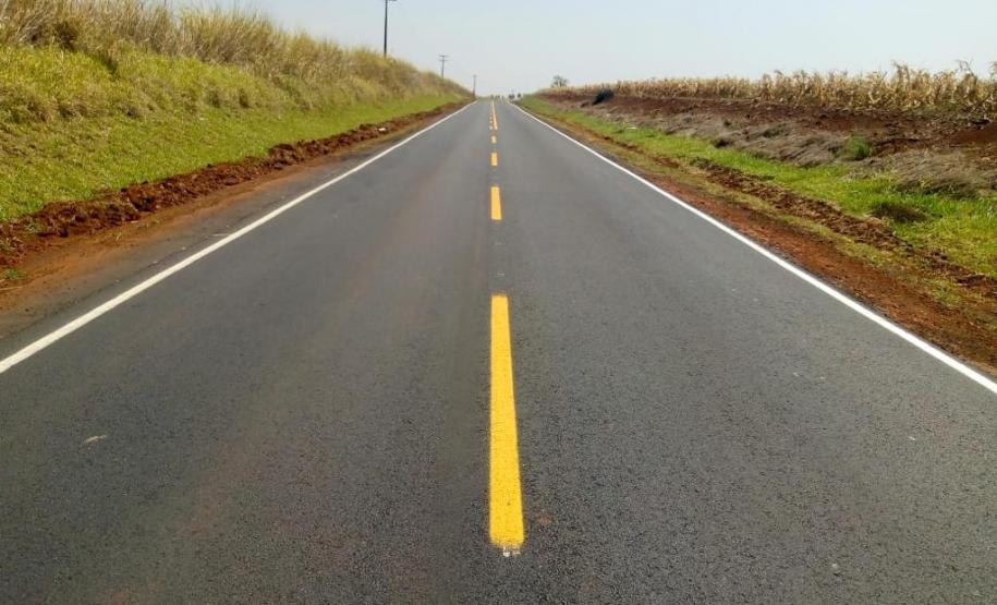 Serviços de conservação na PR-518