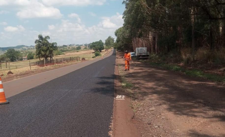 Serviços de conservação em rodovias de Borrazópolis