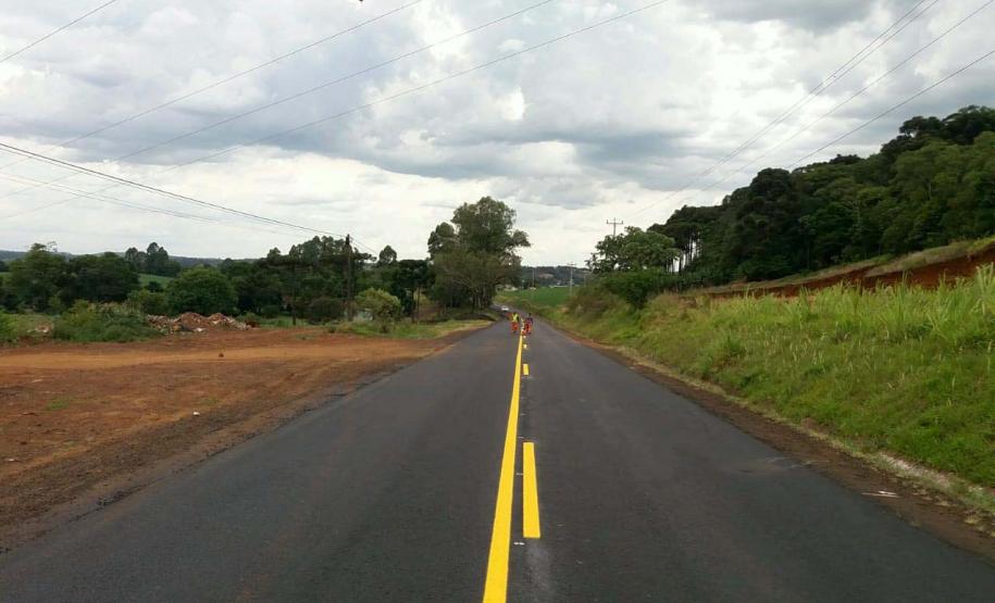 Serviços do lote 18 do programa Conservação de Pavimentos (COP) do DER/PR na PRC-158