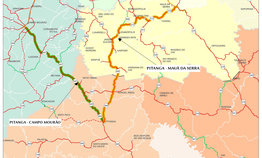 Mapas dos lotes