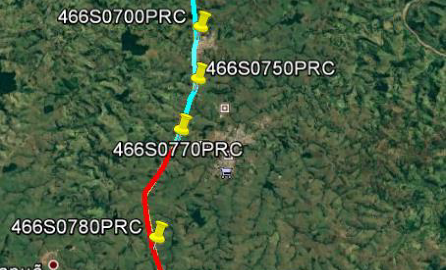 Mapas dos lotes