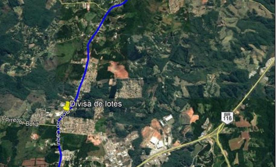 Mapa de projetos