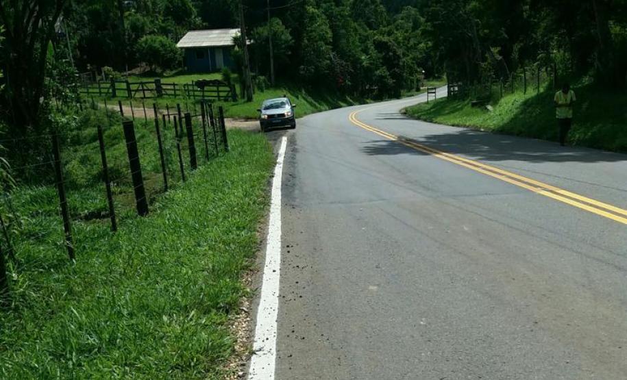 Trecho da PR-092 entre Rio Branco do Sul e ponte do Rio Piedade