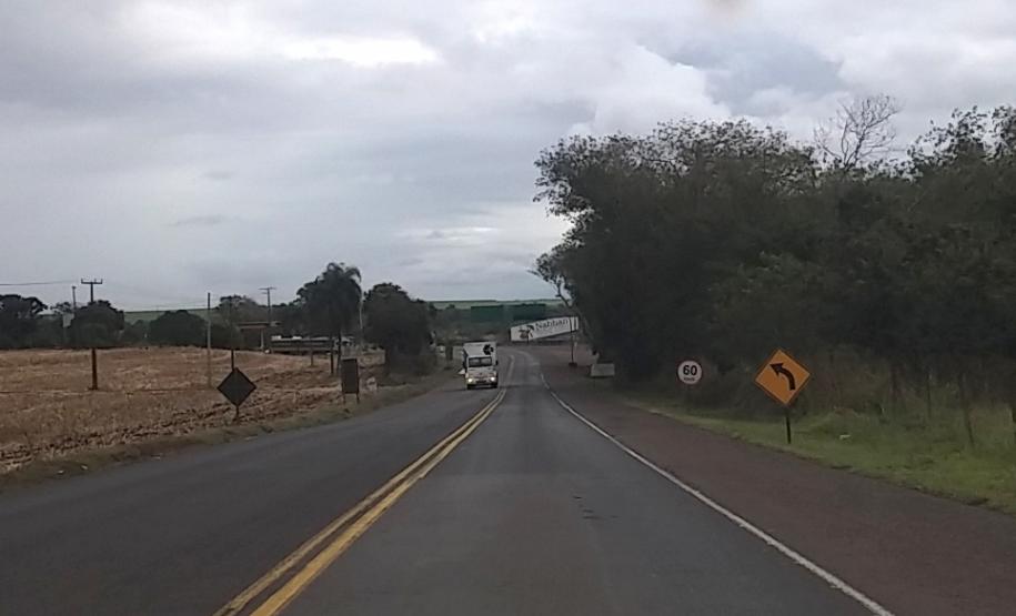 Rodovia PR-323, antes das novas terceiras faixas