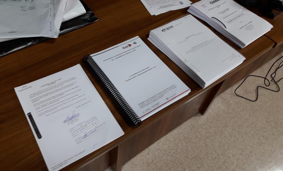 Sessão de abertura dos envelopes de habilitação